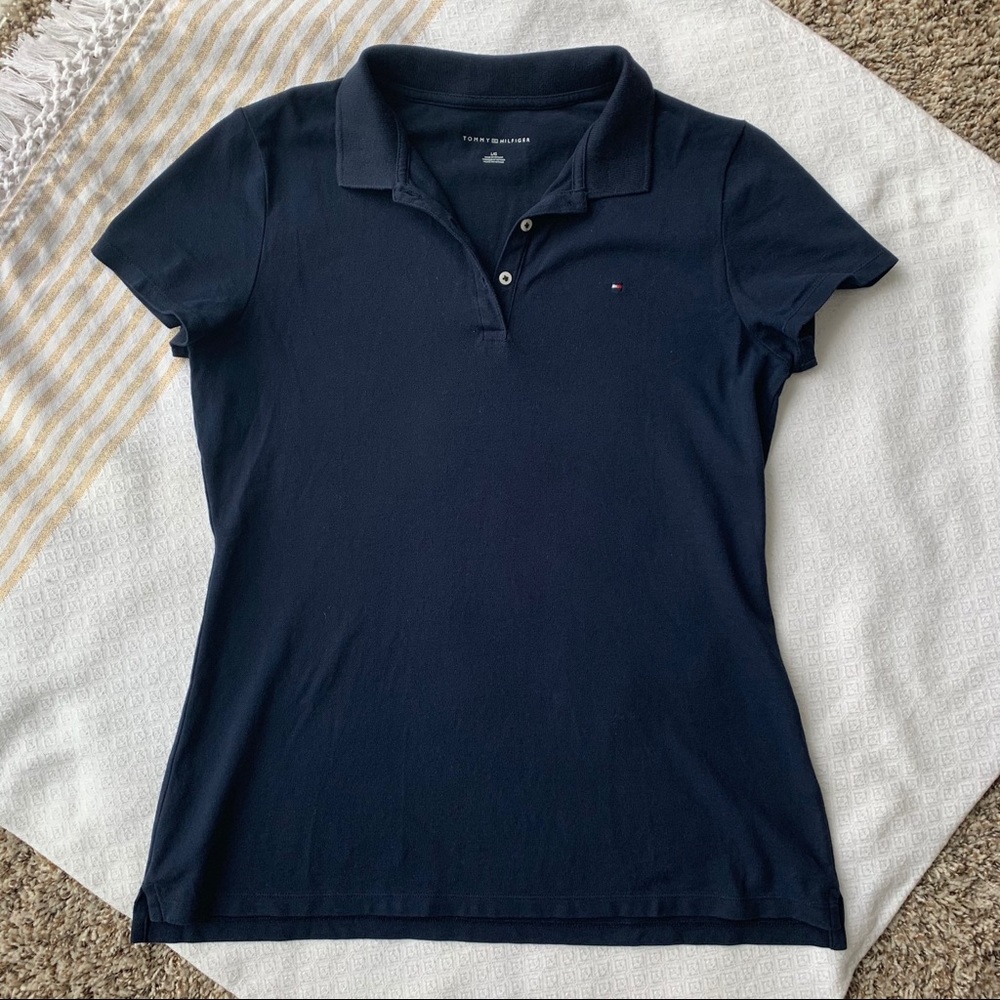 Tommy Hilfiger Navy Short Sleeve Polo